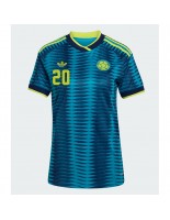 Kolumbie Juan Fernando Quintero #20 Venkovní Dres pro Dámské MS 2026 Krátký Rukáv